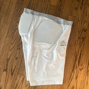 Adidas ClimaLite Techfit White Moved 3 Pad Compression Padded Shorts NWT 3XL